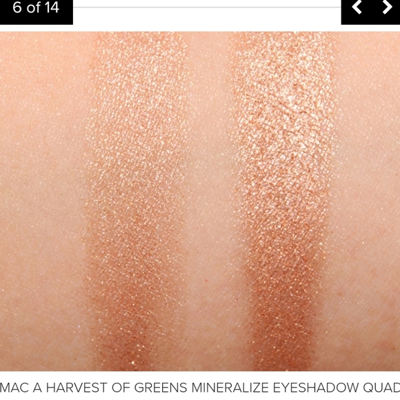 NEW Mac Eye Shadow Quad in "A Harvest of Greens" - Picture 3 of 7